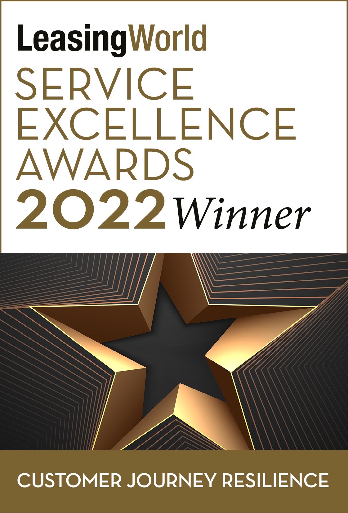 Leasing World Customer Journey Reslience Winner